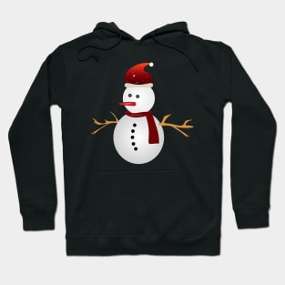 Christmas Snowman With Hat Hoodie